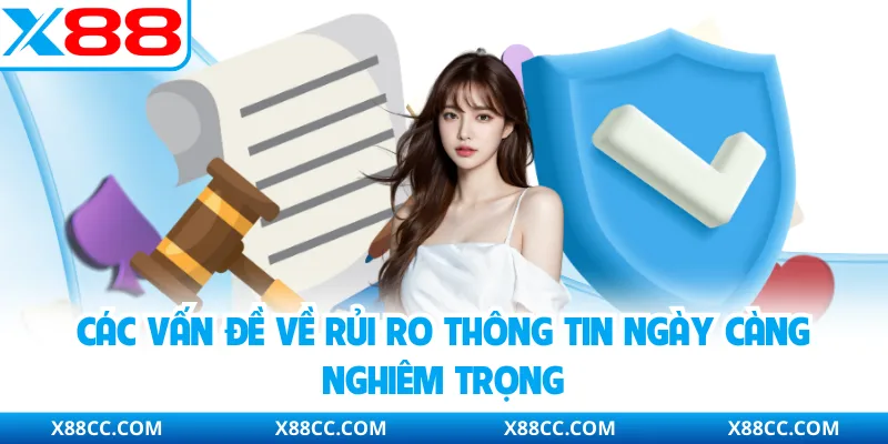 Quyền Riêng Tư X88 - Cam Kết Bảo Mật Toàn Diện Cho Hội Viên 1 Các vấn đề về rủi ro thông tin ngày càng nghiêm trọng